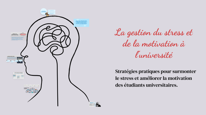 La gestion du stress et de la motivation à l’université by Douaa ...