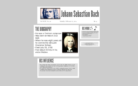 Johann Sebastian Bach: a detailed informative biography
