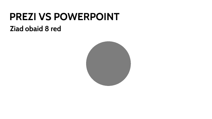 PREZI VS POWERPOINT by Ziad Obaid on Prezi