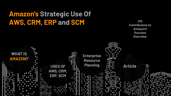 CIS Article Presentation: Amazon's Information Systems by Jeremiah ...