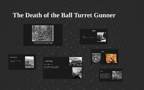the death of ball turret gunner summary