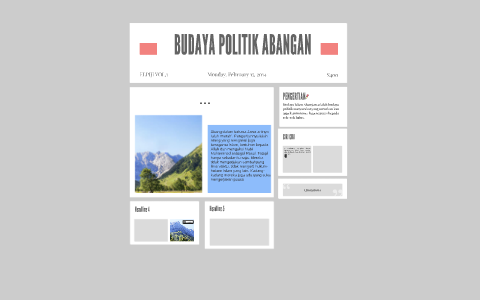 Pengertian Budaya Politik