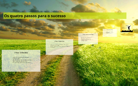 Os quatro passos para o sucesso by Marisa Silva on Prezi