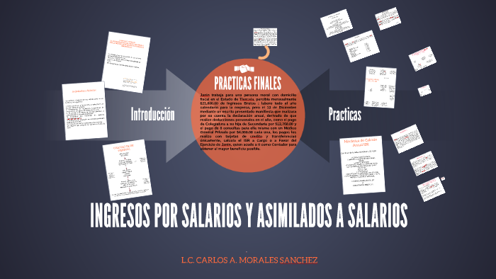 INGRESOS POR SALARIOS Y ASIMILADOS A SALARIOS by carlos antonio morales