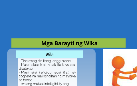 Mga Varayti Ng Wika By Vincent Posadas