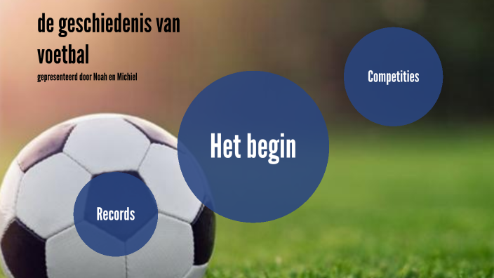 geschiedenis van voetbal by Michiel Wackenier on Prezi