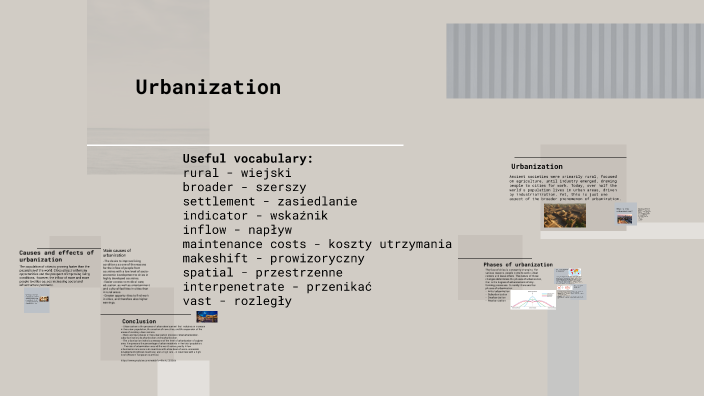 Urbanization by Hanna B on Prezi