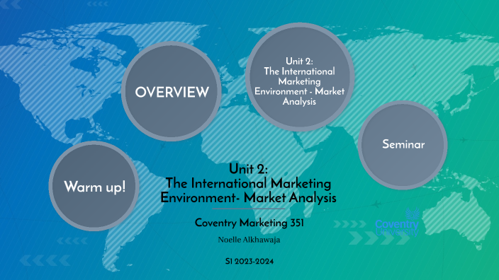 Unit 2: The International Marketing Environment - Market Analysis by ...