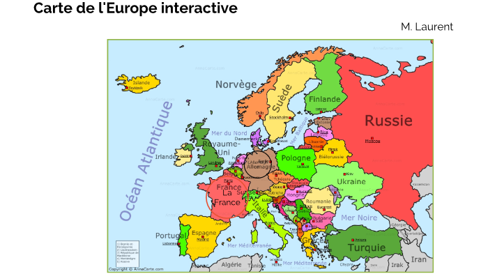 Carte D Europe Interactive By Jeremy Laurent