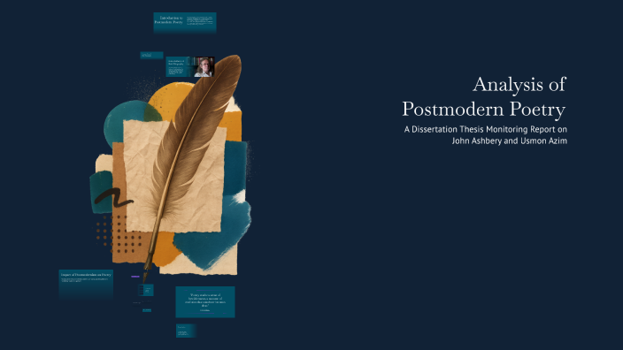 Post Modern Transcript Analysis Analysis of Postmodern Poetry by Rakhimova Sarvinoz on Prezi