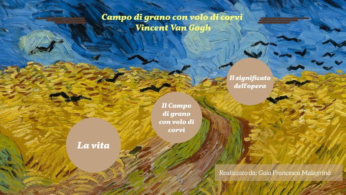 Vincent Van Gogh-Campo di grano con volo di corvi by Gaia Malagrinò on
