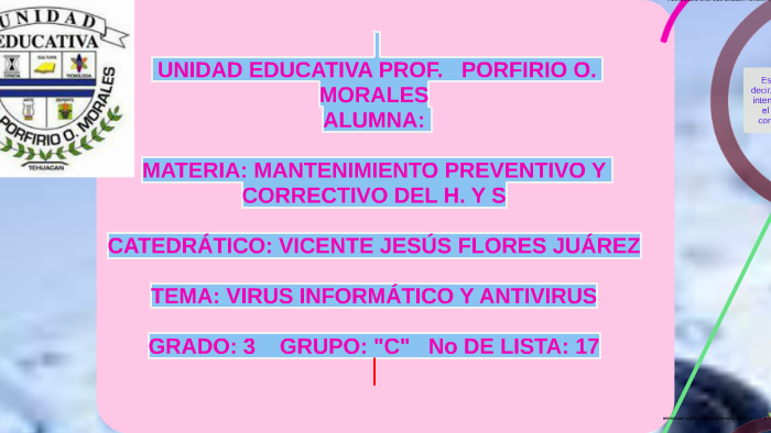 UNIDAD EDUCATIVA PROF. PORFIRIO O. MORALES by Jessica Yuyuita Castillo