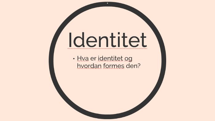 Identitet, Roller Og Sosialisering By Julie Olsen On Prezi