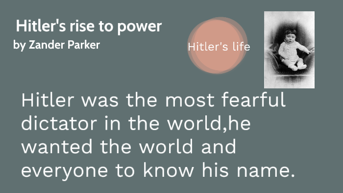 Hitlers rise to power by Zander Parker on Prezi