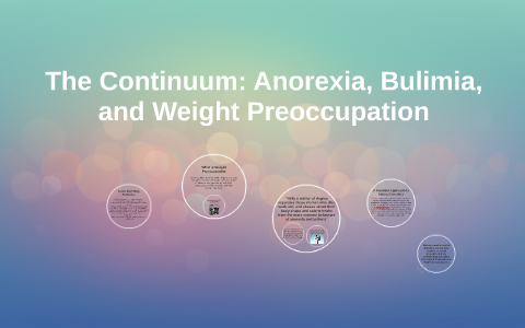 The Continuum: Anorexia, Bulimia, and Weight Preoccupation by Bailey ...