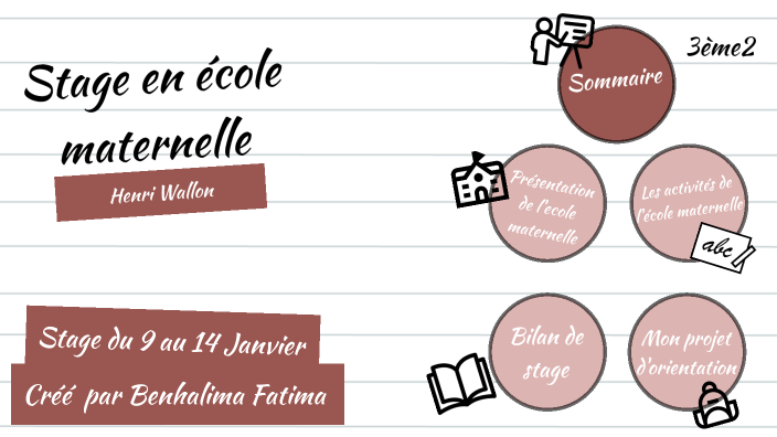 Exemple De Rapport De Stage école Maternelle Stage en Ecole maternelle by hinata ben on Prezi