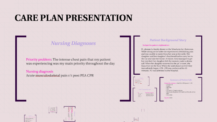 care plan presentation