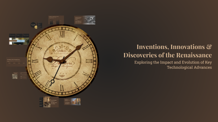 Inventions, Innovations & Discoveries of the Renaissance by Mk Tfahe on ...
