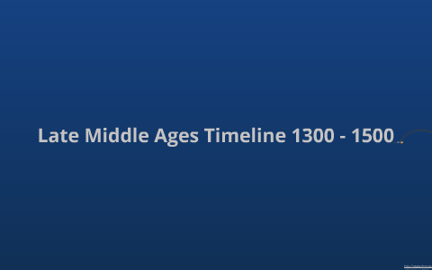 World History Timeline by Hunter Hodges on Prezi