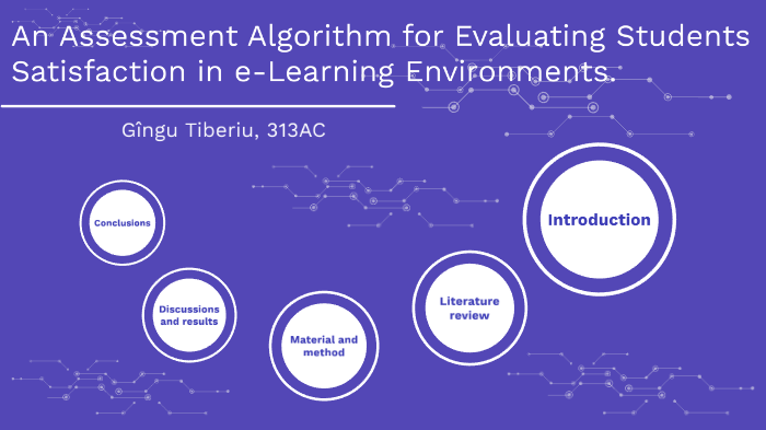 An Assessment Algorithm for Evaluating Students Satisfaction in e ...