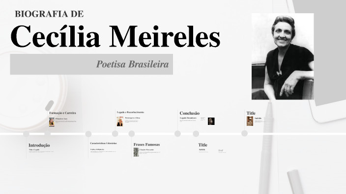 Biografia De Cecília Meireles By Kauan Glinski On Prezi