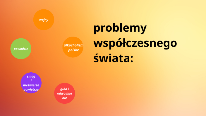 problemy wspułczesnego świata by bałwan01 on Prezi