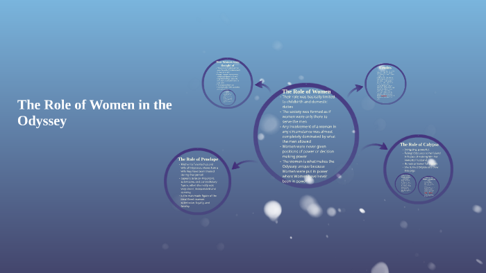 The Role of Women in the Odyssey by bailey benson on Prezi