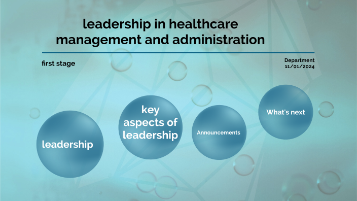 Health Management leadership in healthcare management and administration by Eng. Jotyar ...