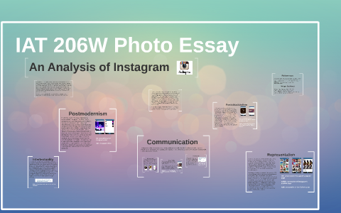 Iat 206 photo essay picture