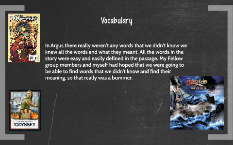 "The Odyssey PT. 2 ARGUS" by malyk gray on Prezi