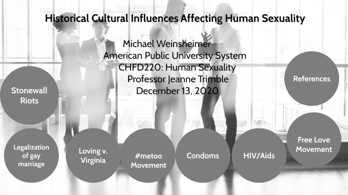 Historical Cultural Influences Affecting Human Sexuality By Michael