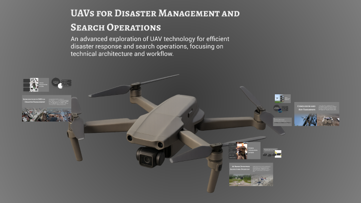 UAVs for Disaster Management and Search Operations by Harish Raj on Prezi