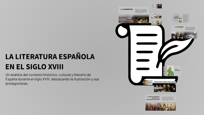 LA LITERATURA ESPAÑOLA EN EL SIGLO XVIII by marta cano on Prezi
