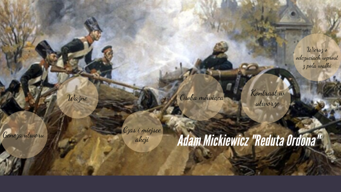 Adam Mickiewicz "Reduta Ordona" by Barbara Szarek on Prezi