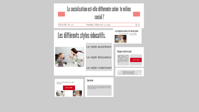 La socialisation est-elle differente selon le milieu social by Lou