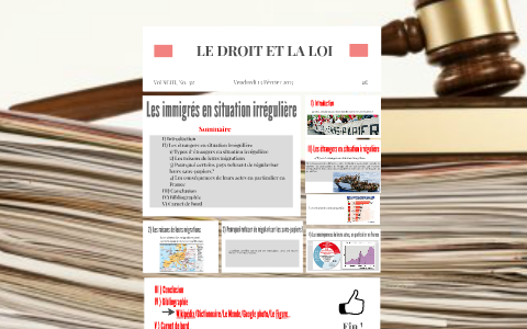 LE DROIT ET LA LOI by Habchen Fatima on Prezi