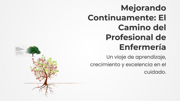 Mejorando Continuamente: El Camino del Profesional de Enfermería by ...