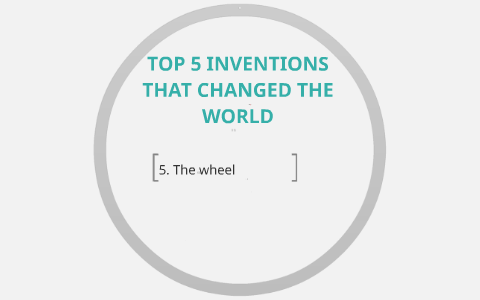 TOP 5 INVENTIONS THAT CHANGED THE WORLD by Luciana Toro on Prezi