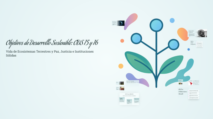 Objetivos de Desarrollo Sostenible: ODS 15 y 16 by melany marenco on Prezi