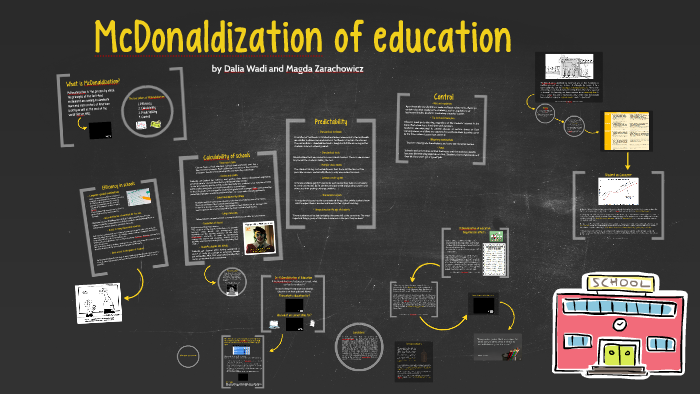 mcdonaldization of education