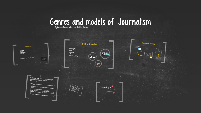 Genres and models of Journalism by AI Almulla