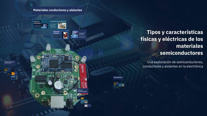 Tipos y características físicas y eléctricas de los materiales