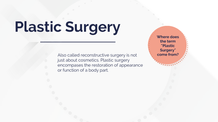 History of Plastic Surgery by Breanna Brewer on Prezi