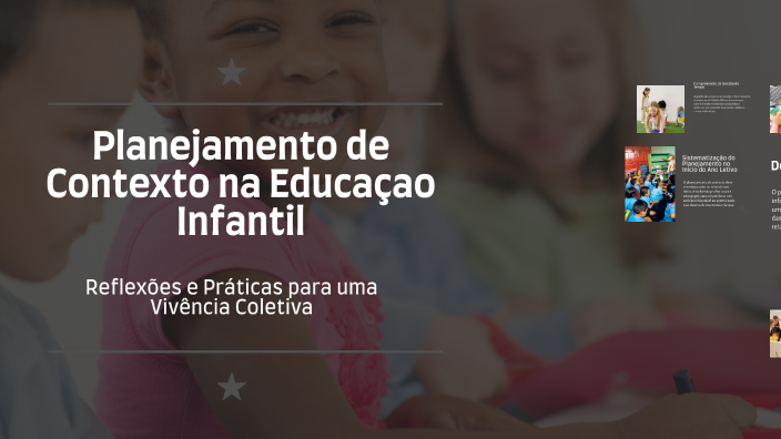 Planejamento de Contexto na Educaçao Infantil by CLEIDE DO ROCIO DE ...