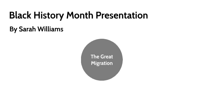 Black History Month Presentation by Sarah Williams on Prezi