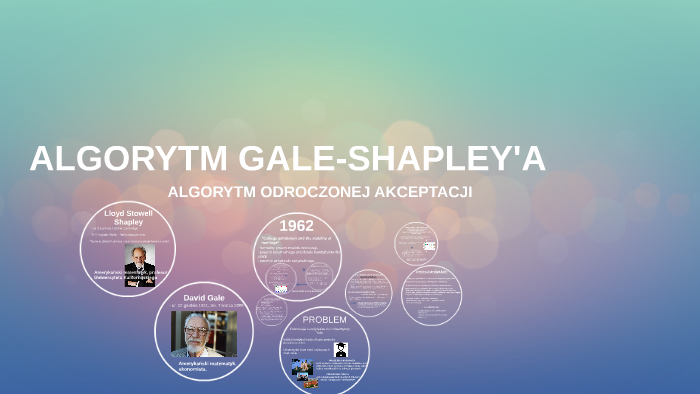 ALGORYTM GALE-SHAPLEY'A by Agata Kosek on Prezi