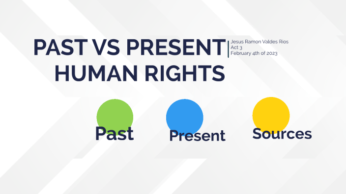 Past vs Present Human Rights by Jesus Ramon on Prezi