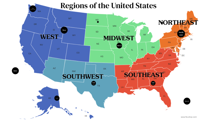 2526 Regions of the United States by Adrienne Moss on Prezi
