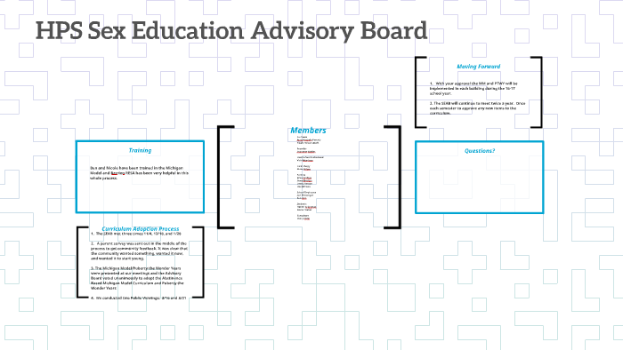 Hps Sex Education Advisory Board By Joel Messenger 0644