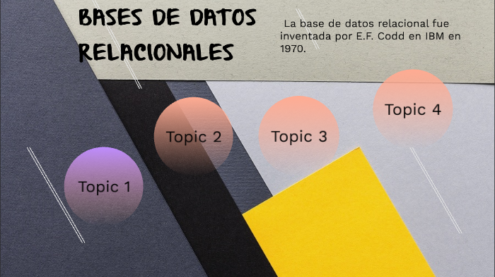 Bases de Datos Relacionales. by Alejandra lopez olarte on Prezi